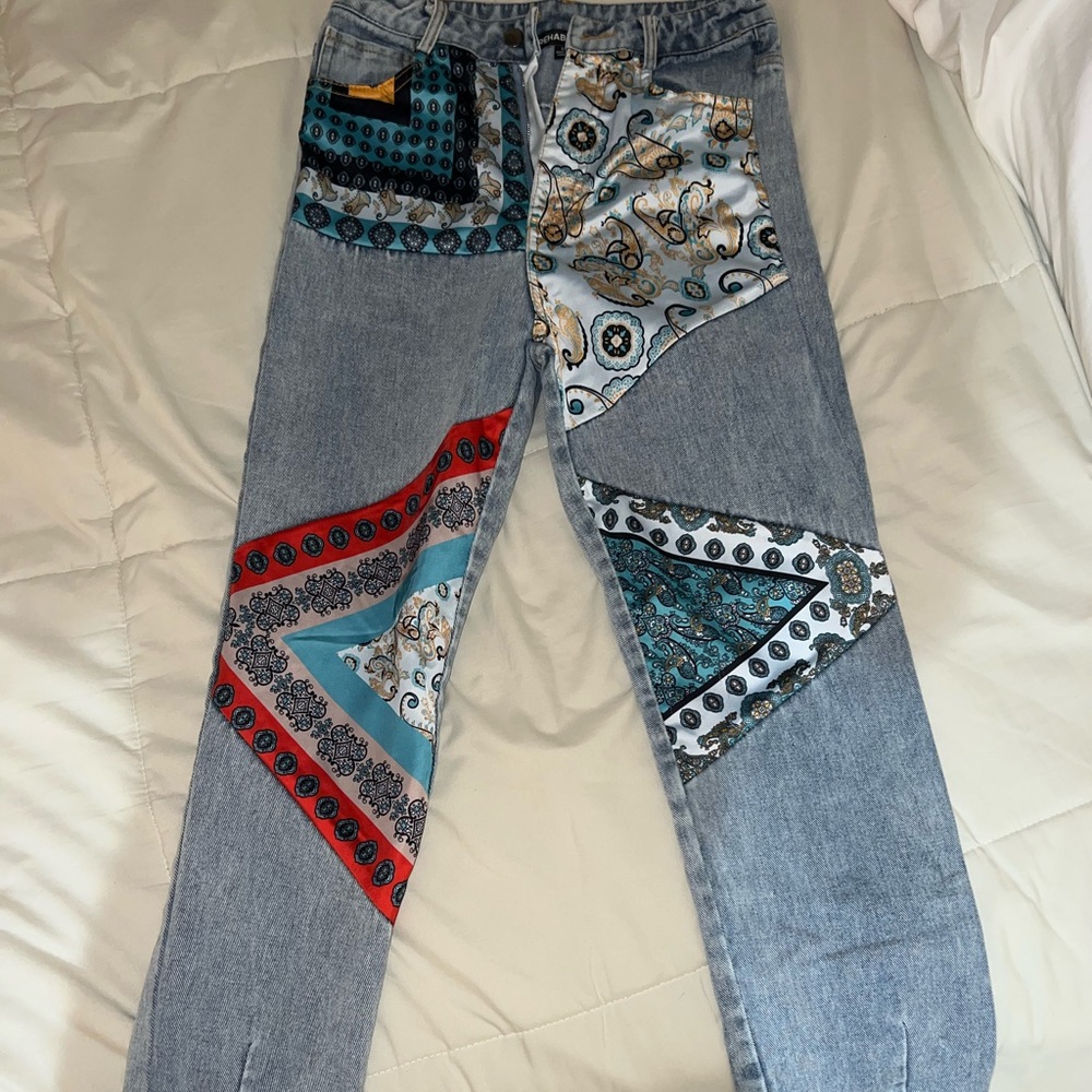 patch jeans